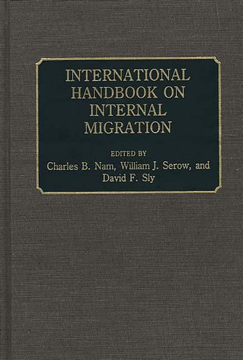 International Handbook on Internal Migration Epub