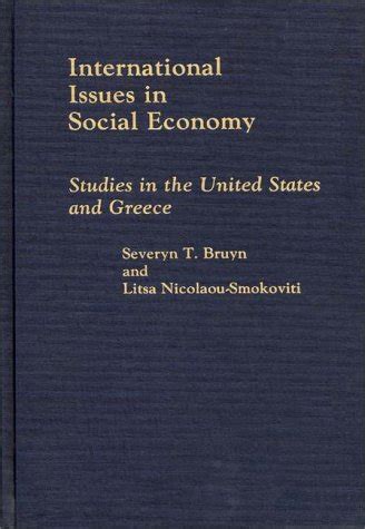 International Issues in Social Economy Studies in the United States and Greece PDF