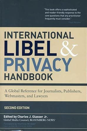 International Libel Handbook A Practical Guide for Journalists Kindle Editon