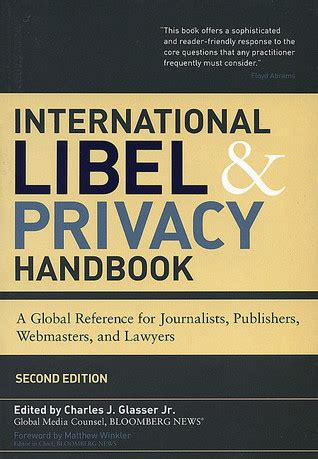 International Libel and Privacy Handbook  A Global Reference for Journalists Epub