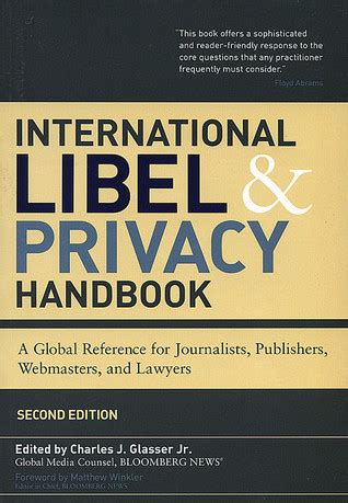 International Libel and Privacy Handbook  A Global Reference for Journalists, Publishers, Webmaster Doc