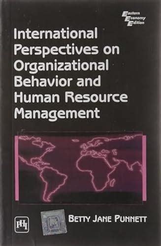 International Perspectives on Organizational Behavior and Human Resource Management PDF