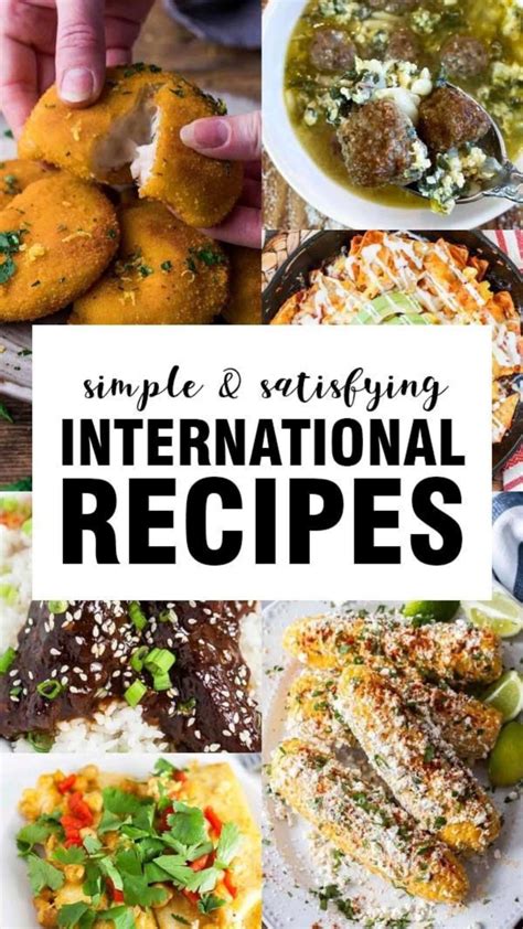 International recipes: