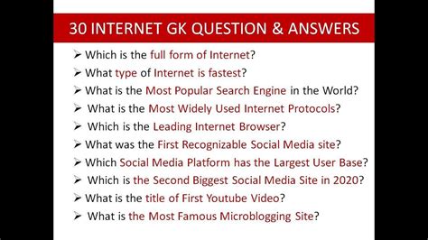 Internet Questions And Answers PDF