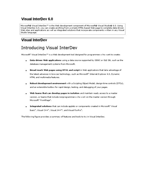 Internet and World Wide Web and Visual Interdev 6 Package PDF