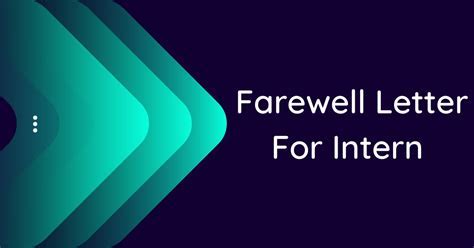 Internship Farewell Message: A Fond Adieu to an Invaluable Experience