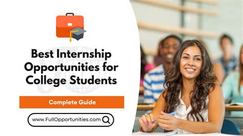 Internship Opportunities for Junior College Students: A Guide to Success