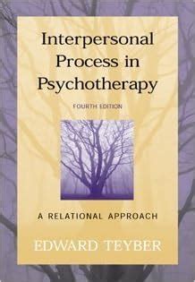 Interpersonal Process in Psychotherapy A Relational Approach Doc