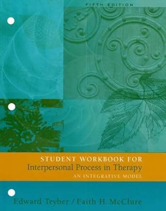 Interpersonal Process in therapy 5th edition workbook PDF