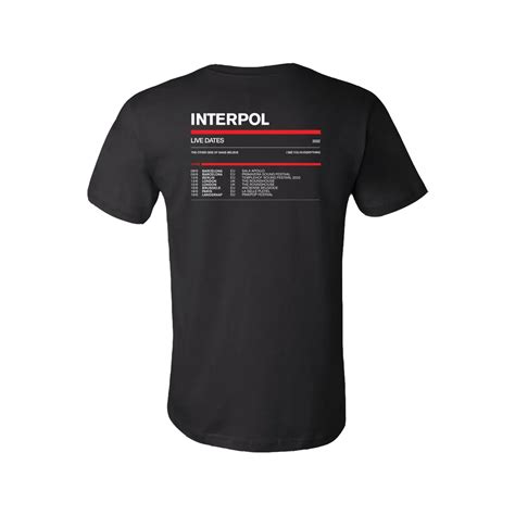 Interpol T-Shirts: A Symbol of Musical Appreciation and Fandom