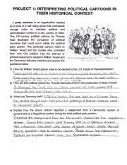 Interpreting Political Cartoons 13 Answers Reader