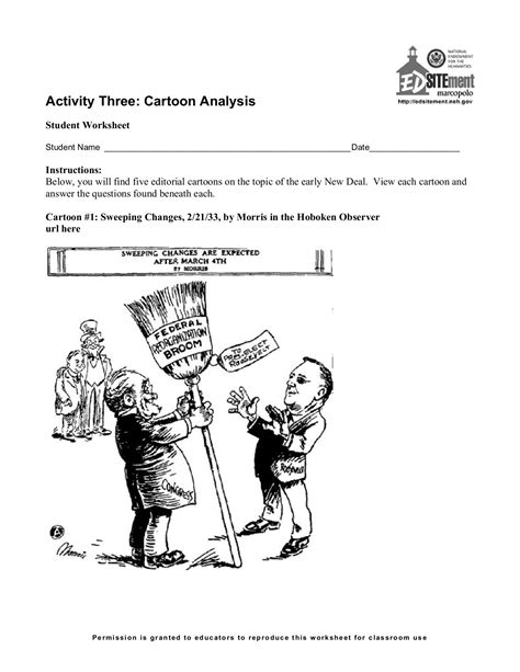 Interpreting Political Cartoons 3 Answers Doc