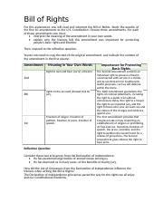 Interpreting The Bill Of Rights Answers PDF