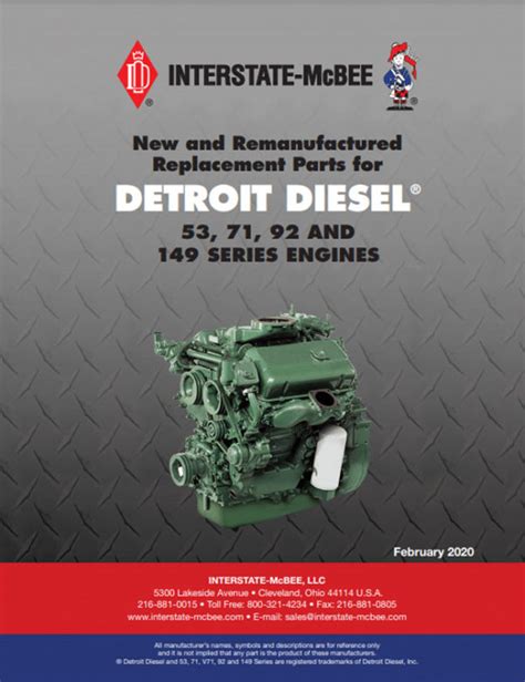 Interstate-mcbee Fuel Injection Catalog For Detroit Diesel