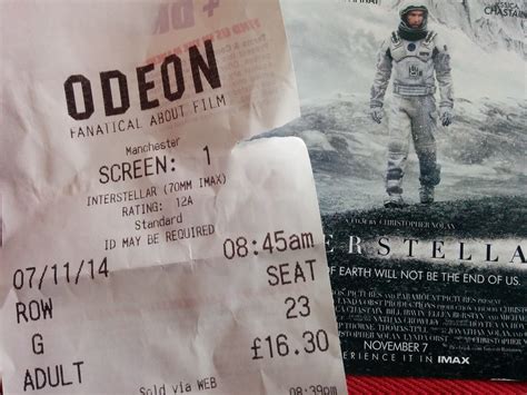 Interstellar IMAX Tickets: Experience the Immensity of Space on a Grand Scale