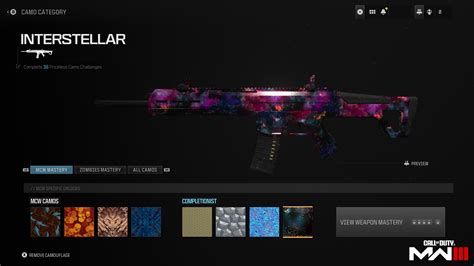 Interstellar MW3 Camo: A Cosmic Enigma Unraveled