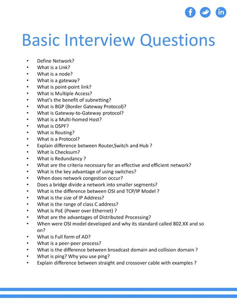 Interview Question And Answer Networking Epub