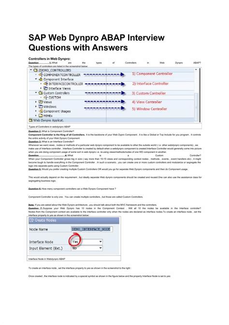 Interview Questions And Answers On Sap Web Dynpro Reader