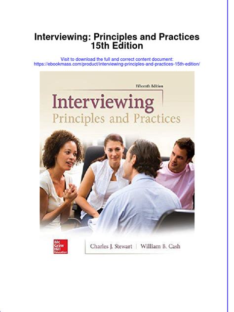 Interviewing Principles And Practices 13th Edition Chapter Pdf Epub