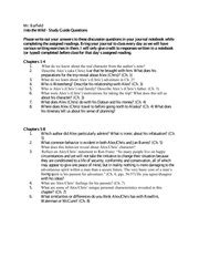 Into The Wild Study Guide Questions And Answers PDF