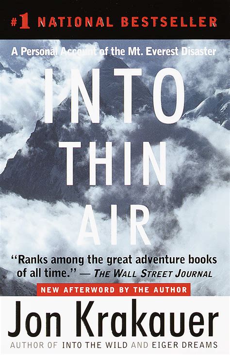Into Thin Air Personal Disaster Reader
