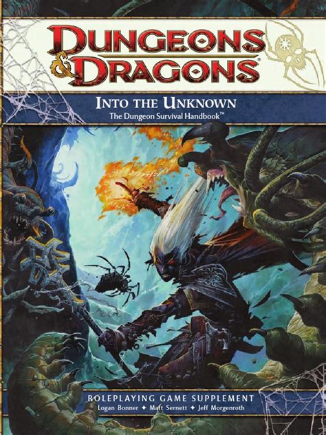 Into the Unknown The Dungeon Survival Handbook Dungeons and Dragons PDF