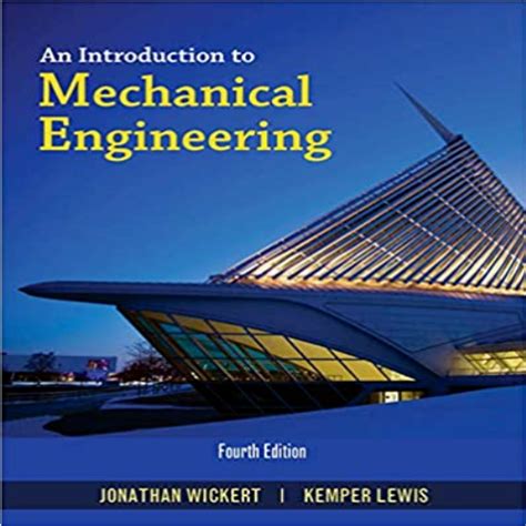 Intro To Mechanical Engineering Wickert Solutions Ebook Epub