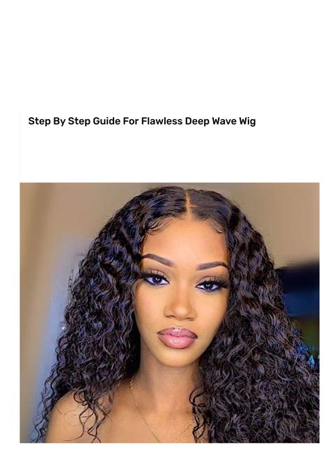 Introducing Deep Wave Wigs: A Versatile Hairstyling Solution