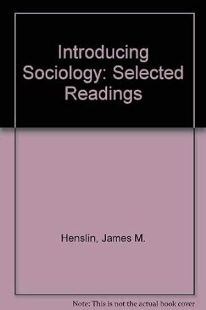 Introducing Sociology Selected Readings Epub