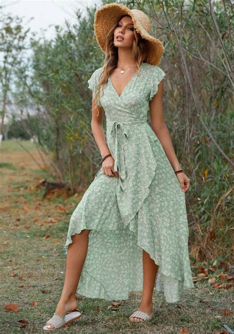 Introducing the Sage Green Floral Dress: A Versatile Choice for Every Woman