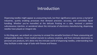 Introduction: A Journey into Accurate Dispensing