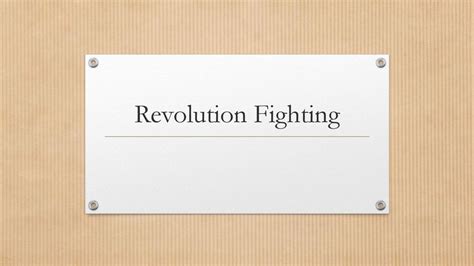 Introduction: A Revolutionary Fighting Experience