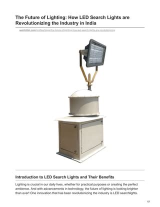 Introduction: Battery LED Lights - A Brighter Future