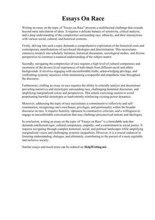 Introduction: Delving into the Complexities of Race