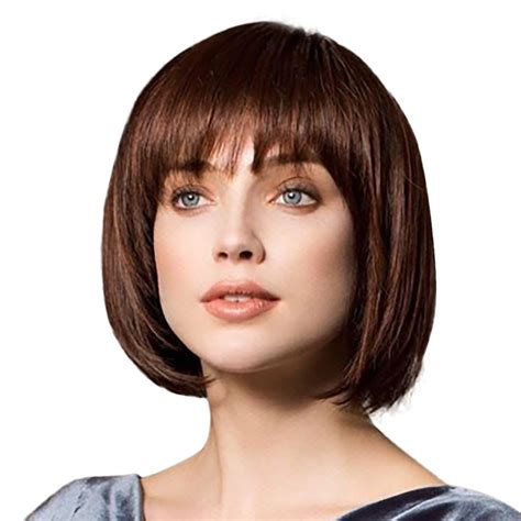 Introduction: Embrace a New You with the 8" Short Brown Straight Classic Wig