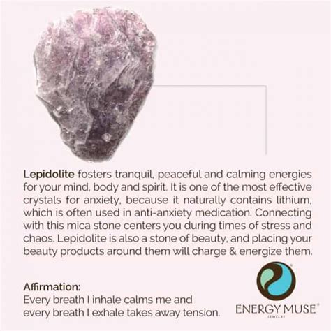 Introduction: Embracing the Tranquilizing Energy of Lepidolite