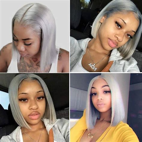 Introduction: Emulate Silver Elegance with Lace Front Bobs in Grey