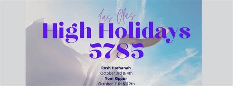 Introduction: The Significance of High Holidays