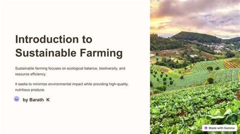 Introduction: The Urgency of Sustainable Farming