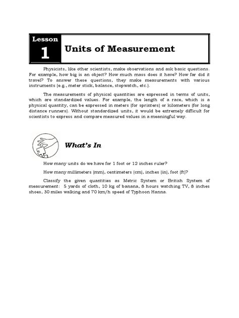 Introduction: Understanding Units of Measurement