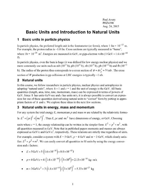 Introduction: Understanding the Fundamental Units