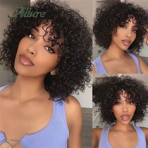 Introduction: Unleashing the Allure of Brown Curly Wigs with Bangs