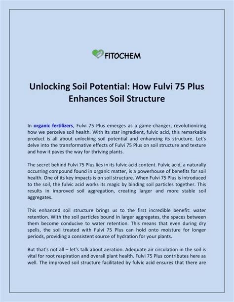 Introduction: Unlocking the Soil's Potential