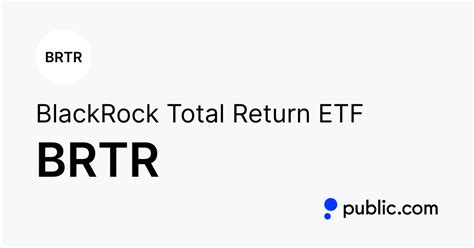 Introduction: Unraveling the BlackRock Total Return ETF