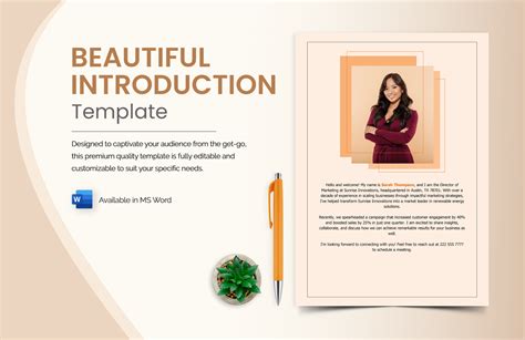 Introduction Template Copy And Paste