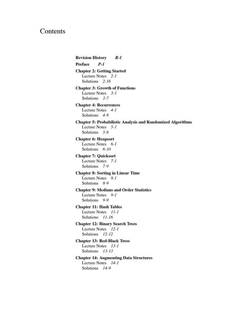 Introduction To Algorithms Solution Doc