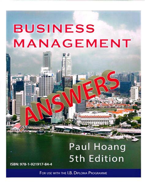 Introduction To Business Fifth Edition Answers Key Doc