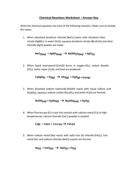 Introduction To Chemistry An Answer Key Doc