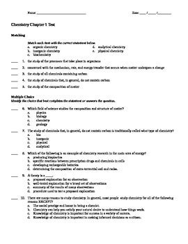 Introduction To Chemistry Pearson Answer Key PDF