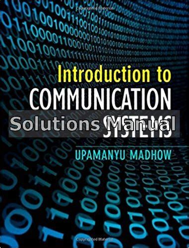 Introduction To Communication Systems Solutions Manual Epub